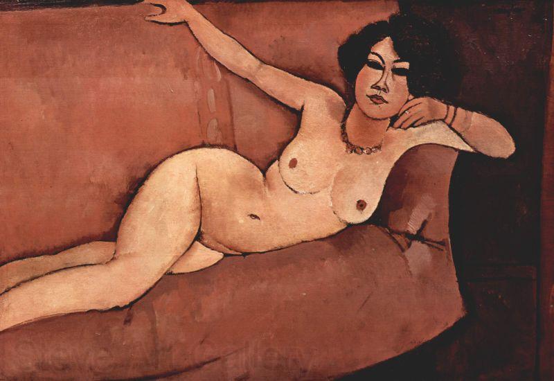 Amedeo Modigliani Akt auf Sofa Germany oil painting art